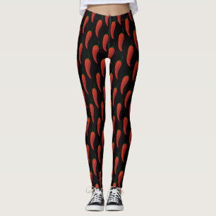 Chili Pepper Pattern Leggings