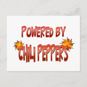 Chili Pepper Power Postkarte