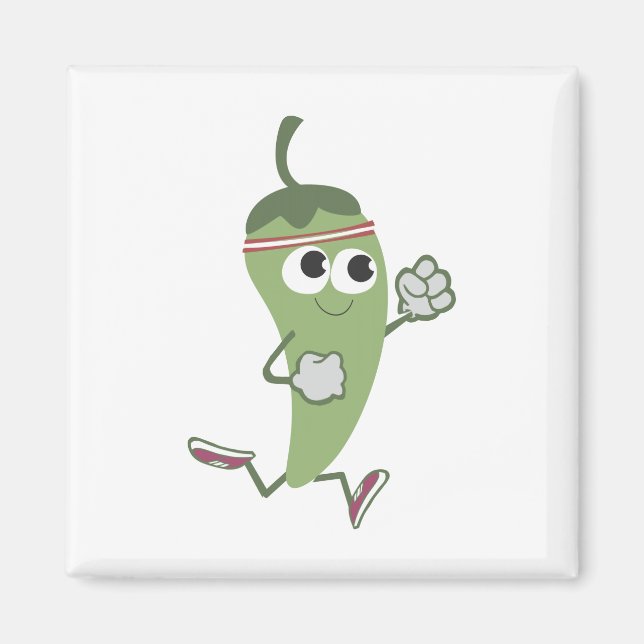 Chili Pepper Runner Magnet (Vorne)