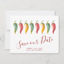 Chili Pepper Save the Date