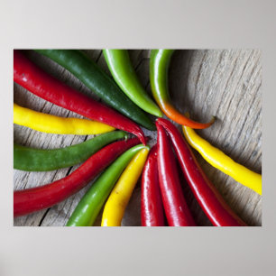 Chili Peppers Poster