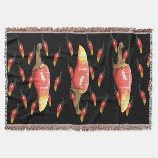 Chili-Pfeffer-Kunst Decke (Vorderseite)