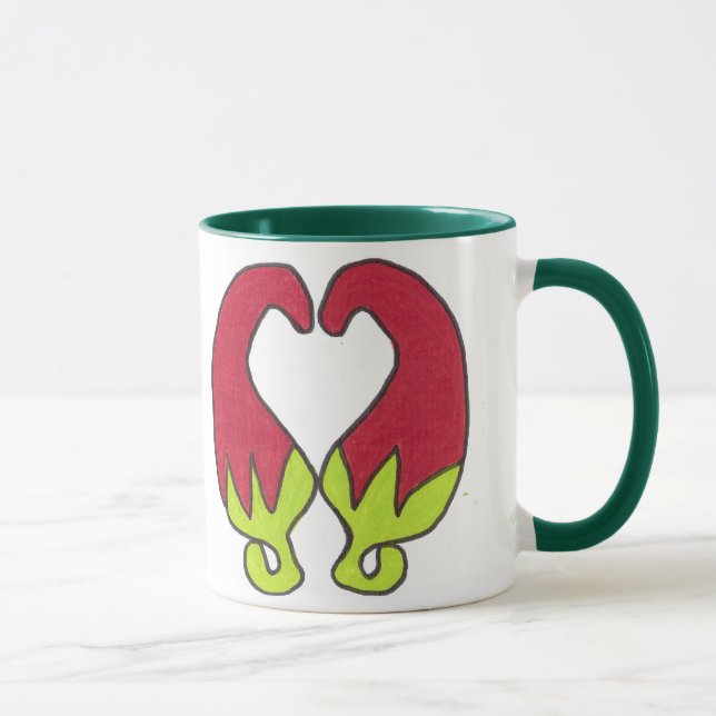 Chili-Pfeffer-Liebe Tasse (Rechts)