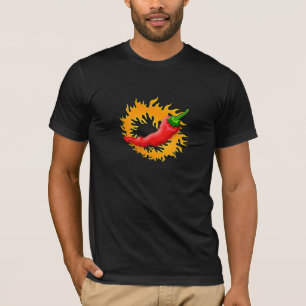 Chili-Pfeffer mit FlammenT - Shirt