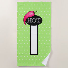 Chili Pfeffer Strandtuch