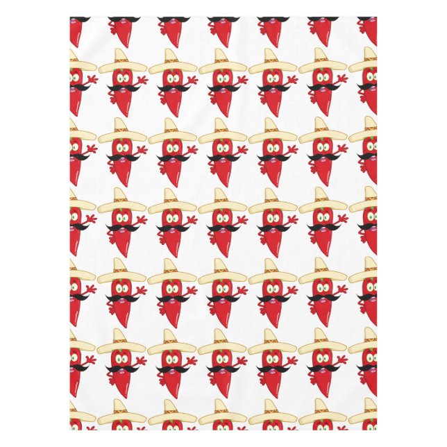 Chili-Pfeffer Tischdecke (Vorderseite)