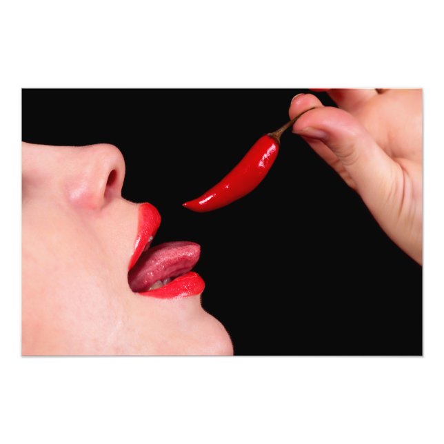 Chili Pfefferlippen Fotodruck (Vorne)