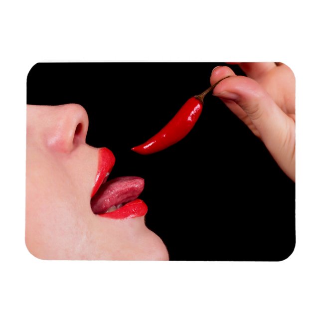 Chili Pfefferlippen Magnet (Horizontal)