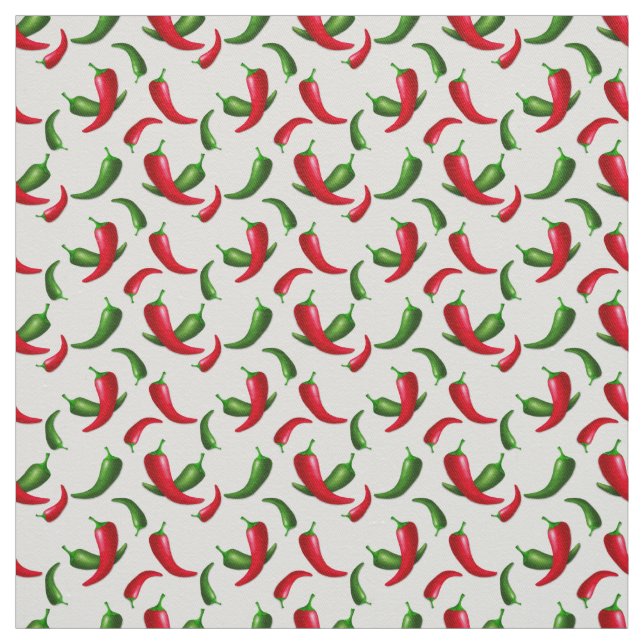 Chili Pfeffermuster Küchenbaumwolle Teppichstoff Stoff (Muster)