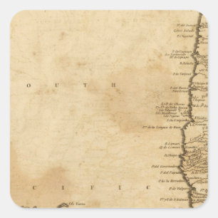 Chili Quadratischer Aufkleber