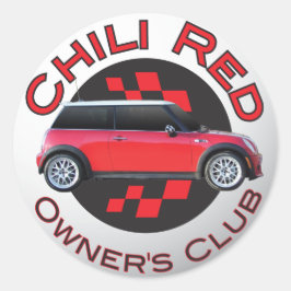 Chili Red Owner's Club Aufkleber
