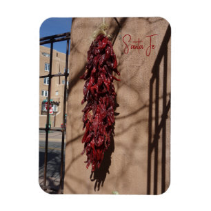 Chili Ristras Santa Fe New Mexico Magnet