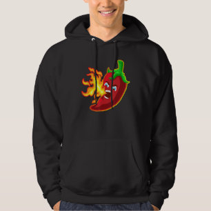 Chili scharfe Pfeffer atmet Feuer scharfe Chilis S Hoodie