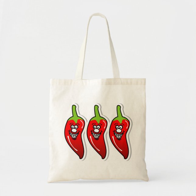 Chili Smile *Tote Bag Tragetasche (Vorne)