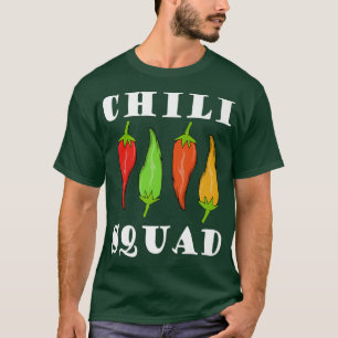 Chili Squad Meican Food Eating Spicy Food T-Shirt