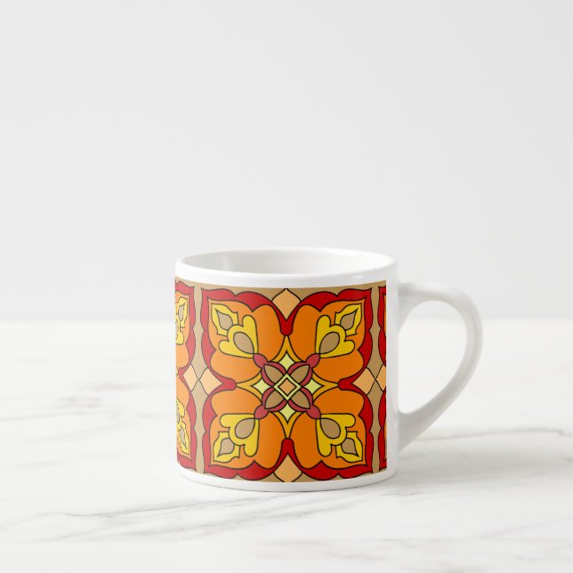 Chili und Orange Espressotasse (Rechts)