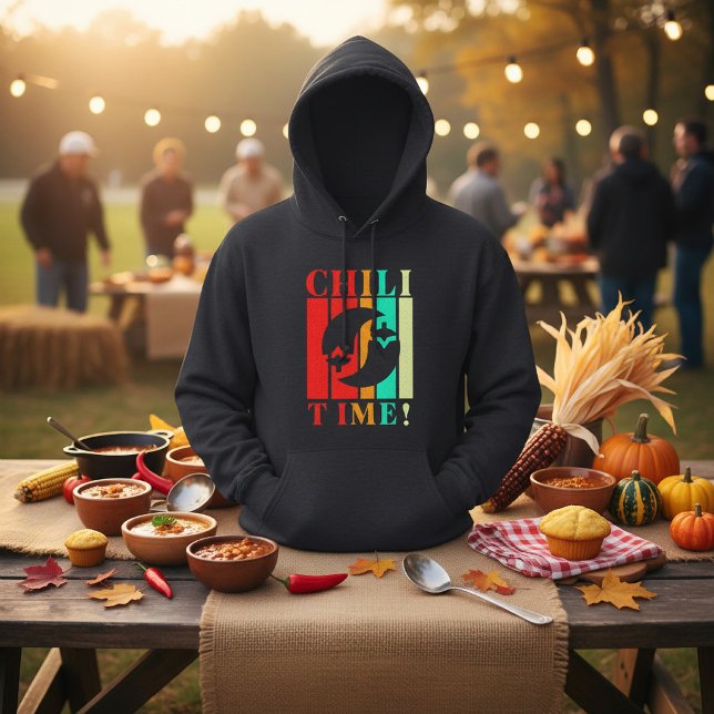Chili-Zeitstreifen Hoodie (Von Creator hochgeladen)