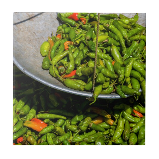 Chili zum Verkauf Fliese (Vorderseite)