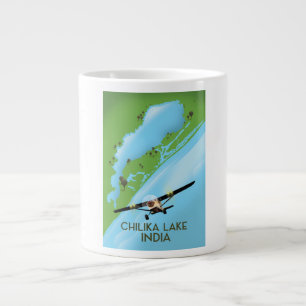 Chilika-See Indien Reiseplakat Jumbo-Tasse