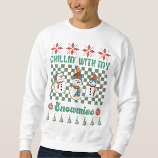 Chilin mit meinen Schneemassen - Winterwunderland Sweatshirt