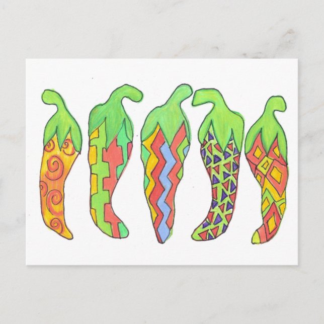 Chilis Inkognito Postkarte (Vorderseite)