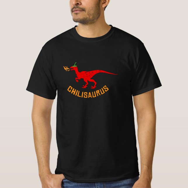 Chilisaurus Chili Dino T-Shirt (Vorderseite)