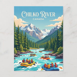 Chilko River British Columbia, Kanada Postkarte