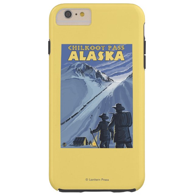 Chilkoot Durchlauf, Alaska-Goldschürfer Case-Mate iPhone Hülle (Rückseite)