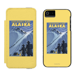 Chilkoot Durchlauf, Alaska-Goldschürfer Incipio Watson™ iPhone 5 Geldbörsen Hülle