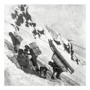 Chilkoot Pass - Yukon Gold Rush 1898 Fotodruck