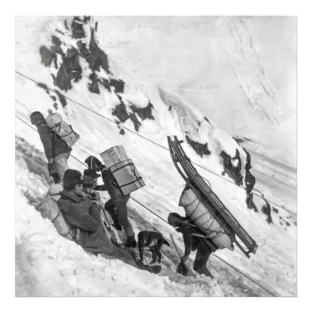 Chilkoot Pass - Yukon Gold Rush 1898 Fotodruck (Vorne)