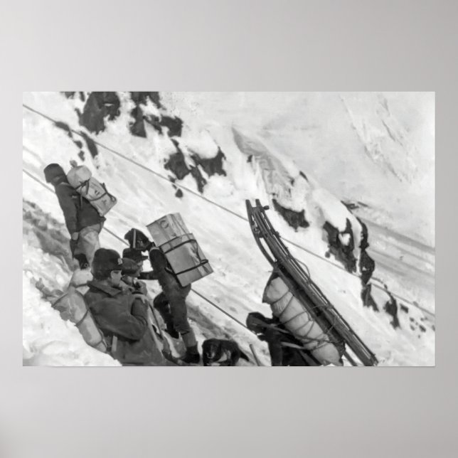 Chilkoot Pass - Yukon Gold Rush 1898 Poster (Vorne)
