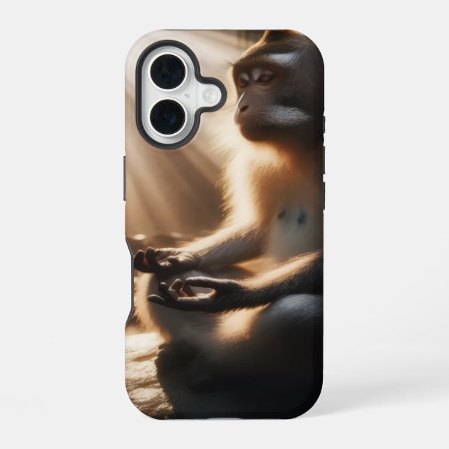 Chill-Affe iPhone 16 Hülle (Rückseite)