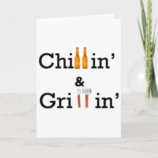 chill and grill karte (Vorderseite)