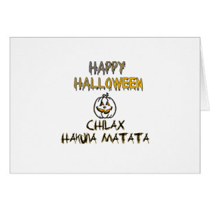 Chill and Relax Happy Halloween