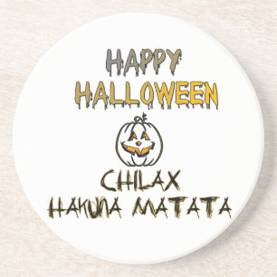 Chill and Relax Happy Halloween Collection Getränkeuntersetzer