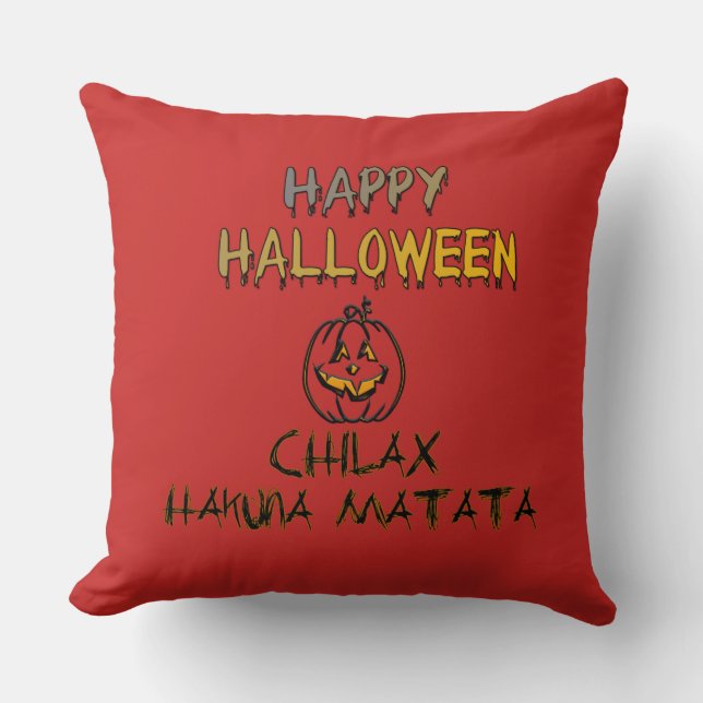 Chill and Relax Happy Halloween Collection Kissen (Vorderseite)