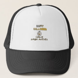 Chill and Relax Happy Halloween Collection Truckerkappe