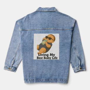 Chill Baby Vibes Jeansjacke
