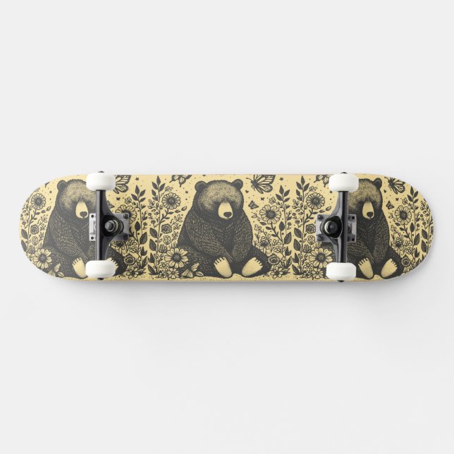 Chill Bär Skateboard (Horizontal)