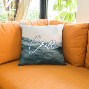 Chill Beach House Ocean Wave Kissen