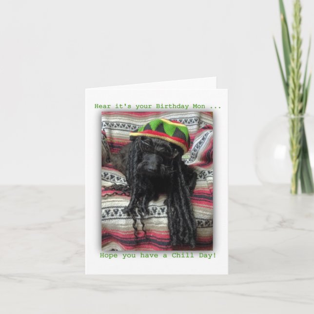 Chill Birthday Card Karte (Vorderseite)