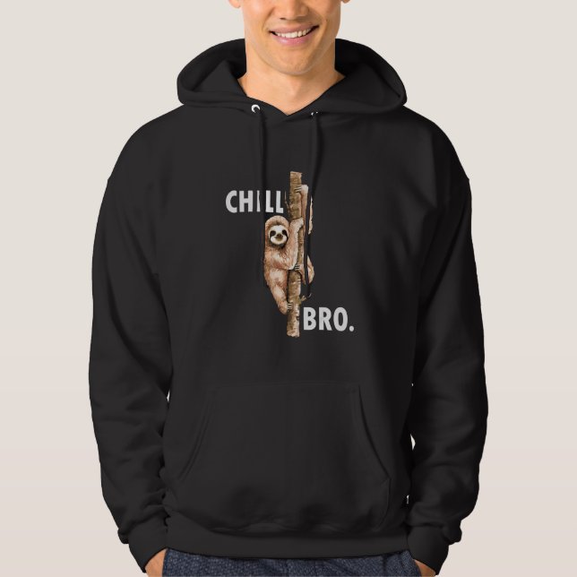 Chill Bro Hipster Relax Frische Pasta machen Hoodie (Vorderseite)