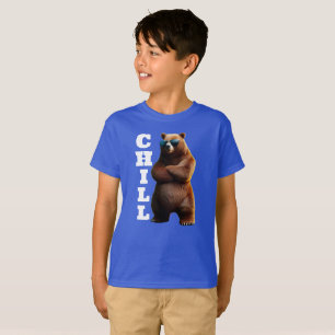 Chill Brown Bear in Sonnenbrille T-Shirt