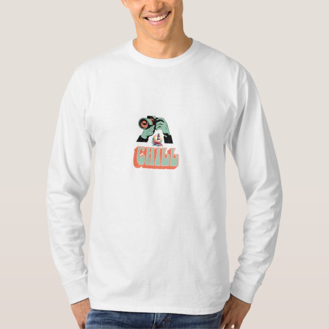 "Chill Camera Long Sleeve Shirt - Relaxierte Bilde (Vorderseite)
