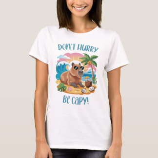 Chill Capybara Beach Vibes - Beeil dich nicht, Cap T-Shirt