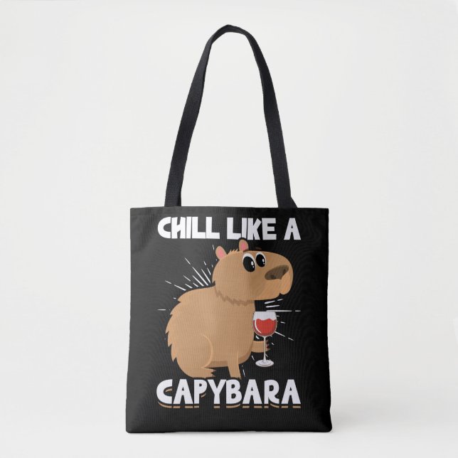 Chill Capybara Süße Tier Lover (Vorderseite)