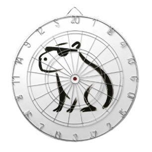Chill Capybara - Tintenbrush Design Dartscheibe