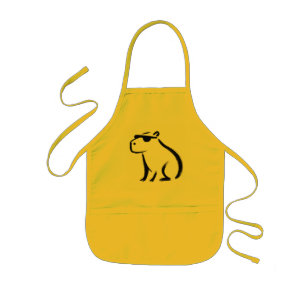 Chill Capybara – Tote-Tasche mit Tuschpinsel-Desig Kinderschürze