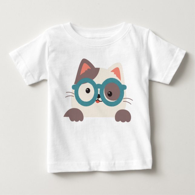 Chill Cat Baby T-shirt (Vorderseite)